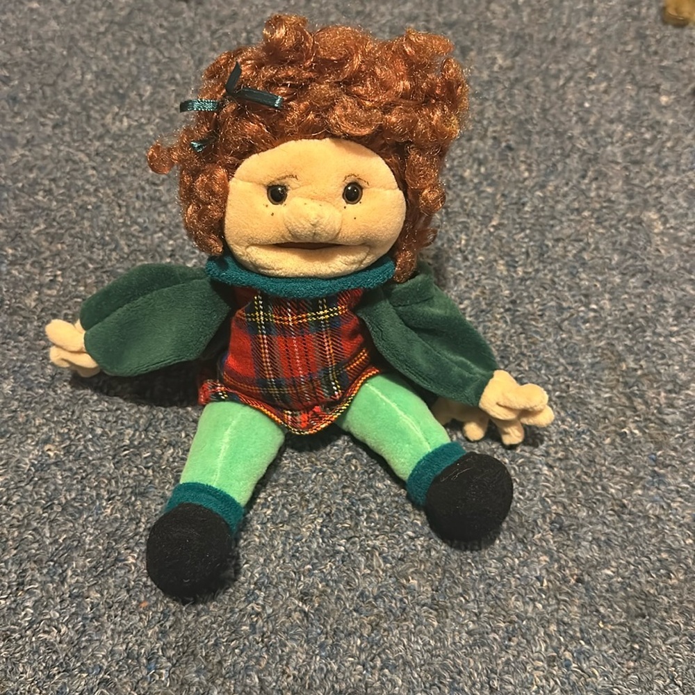10” Folktails Folkmanis Furry Folk Full Body Girl Puppet